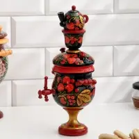 Фигура дерево &laquo;Самовар&raquo;, хохлома