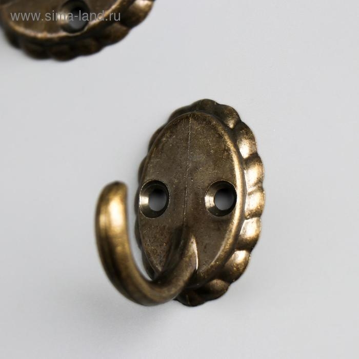 Крючок металл Крючок металл "Ретро" бронза 3,9х3,3х2,7 см