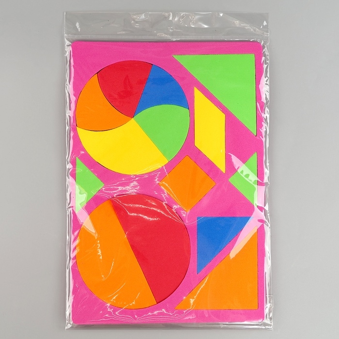 Набор наклеек из EVA  Набор наклеек из EVA "Геометрия" МИКС