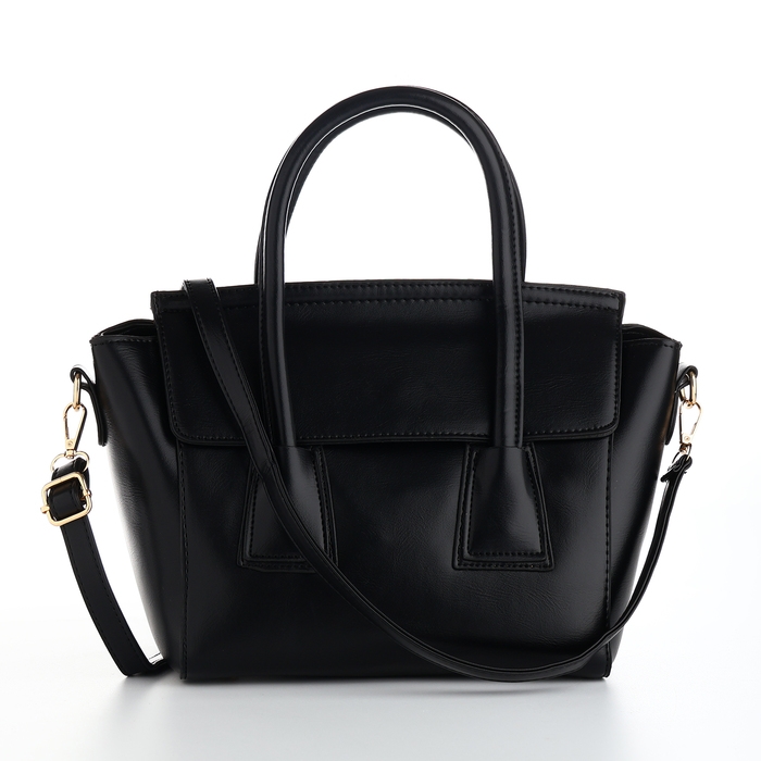 Сумка женская на молнии, цвет чёрный Сумка женская на молнии, цвет чёрный