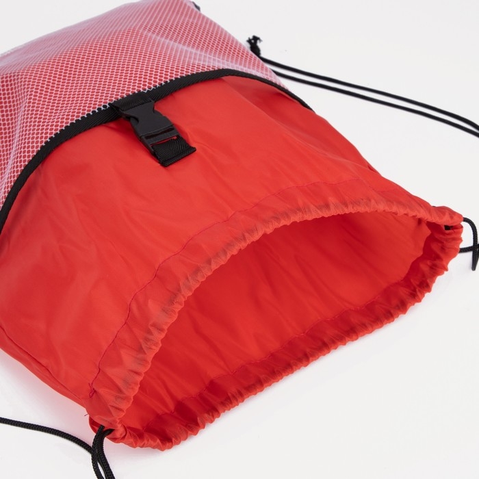 Мешок для обуви на шнурке, цвет красный Мешок для обуви на шнурке, цвет красный