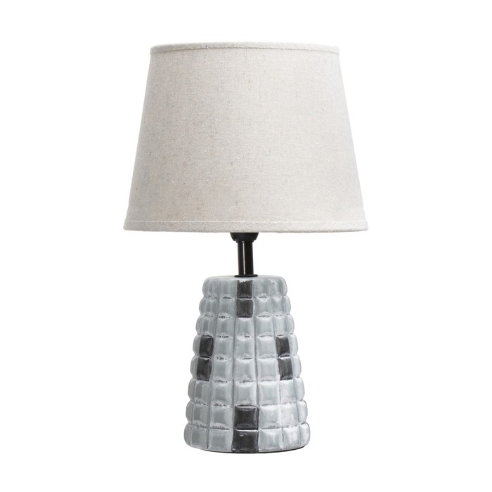 Настольная лампа Настольная лампа "Сулитан" E14 40Вт серый 20х20х33 см RISALUX