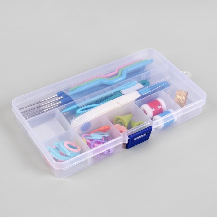 Набор для вязания, 45 предметов, в футляре Набор для вязания, 45 предметов, в футляре