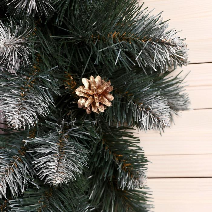 Венок Венок "Интерьерный Белоснежная" (шишка золото ) 55см