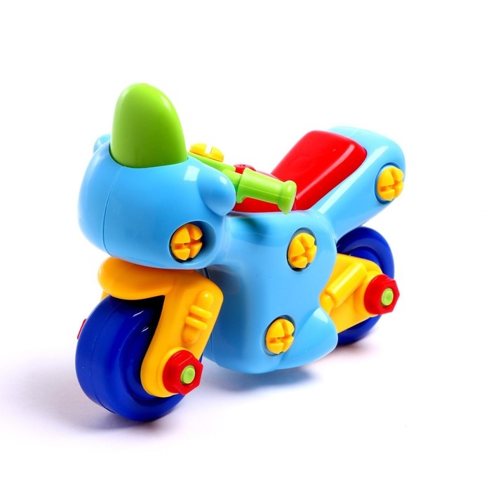 Конструктор для малышей «Мотоцикл», 27 деталей Конструктор для малышей «Мотоцикл», 27 деталей