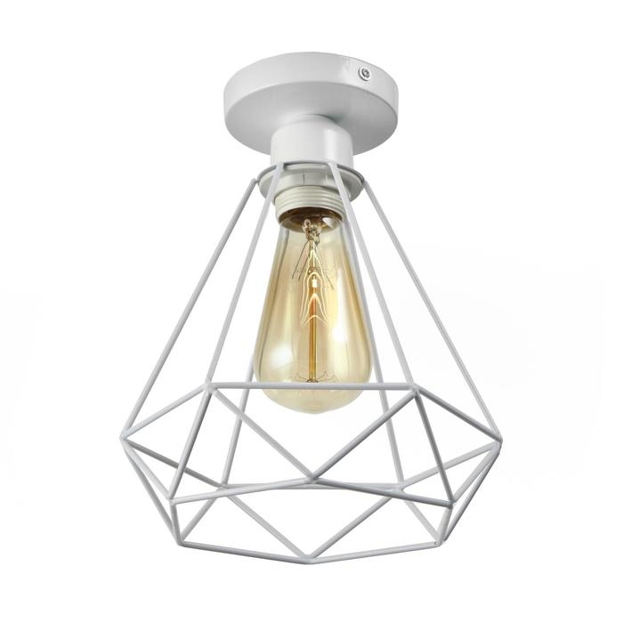 Люстра  Люстра "Адри" 1х60Вт E27 белый 16х16х18 см BayerLux