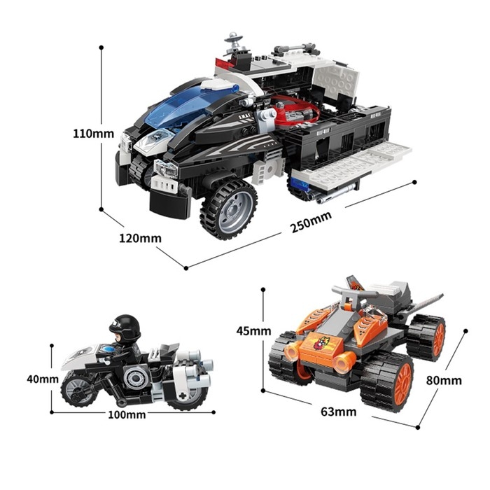 Конструктор Полиция «Операция Захват», 517 деталей Конструктор Полиция «Операция Захват», 517 деталей