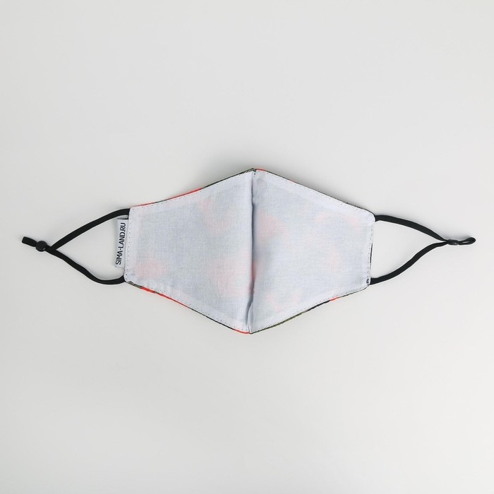 Маска тканевая с регулирующимися завязками  Маска тканевая с регулирующимися завязками "Хакки"