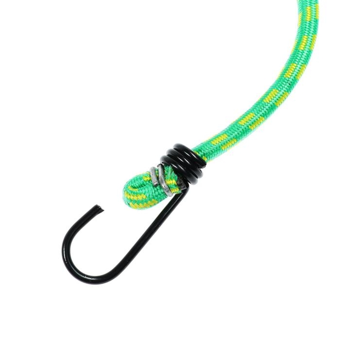 Резинка для крепления багажа TORSO, 80 см, d8 мм, металлические крючки, МИКС, набор 3 шт Резинка для крепления багажа TORSO, 80 см, d8 мм, металлические крючки, МИКС, набор 3 шт