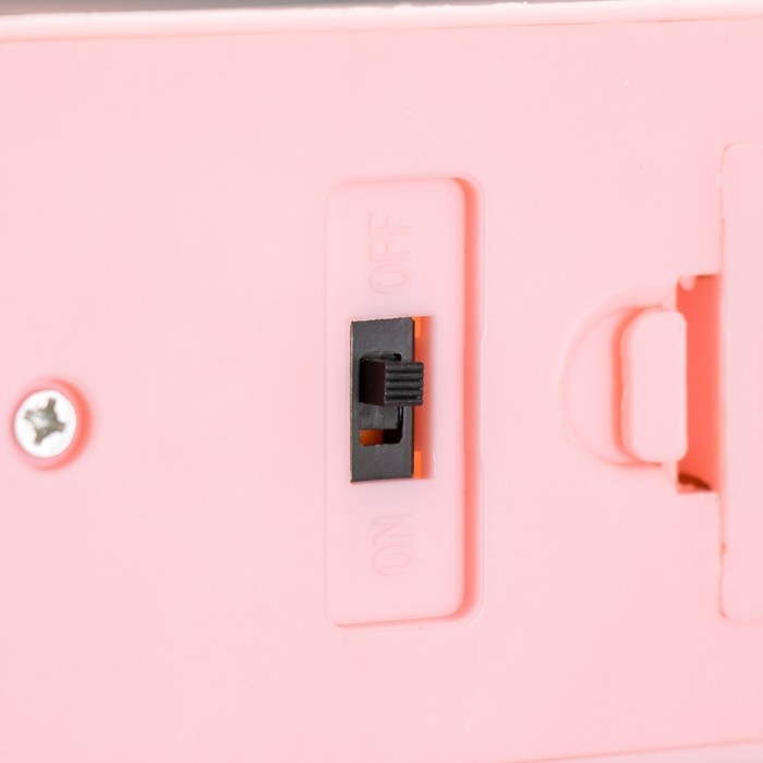 Ночник Ночник "Сердца" 5хLED 4000К 2хАА розовый 20х12х5,5см RISALUX