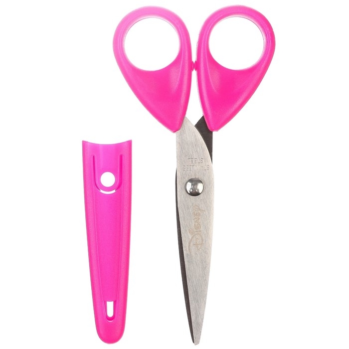 Ножницы детские 13 см, с защитным колпачком, Ножницы детские 13 см, с защитным колпачком, "Единорог", Минни Маус