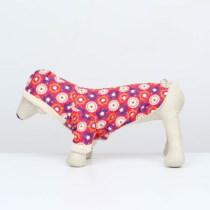 Куртка для животных, мембранная ткань + иск. мех, размер S Куртка для животных, мембранная ткань + иск. мех, размер S