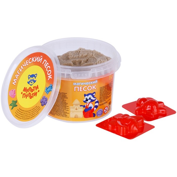 Песок для лепки «Магический песок», морской, 500 г, 2 форм. Песок для лепки «Магический песок», морской, 500 г, 2 форм.