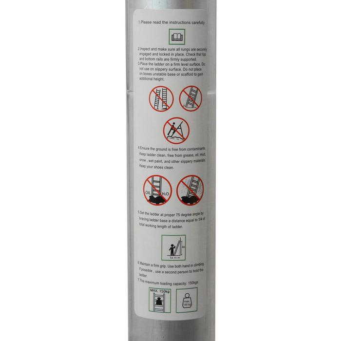 Лестница телескопическая в сумке ТУНДРА, алюминиевая, 13 ступеней, автомат, 3.8 м Лестница телескопическая в сумке ТУНДРА, алюминиевая, 13 ступеней, автомат, 3.8 м