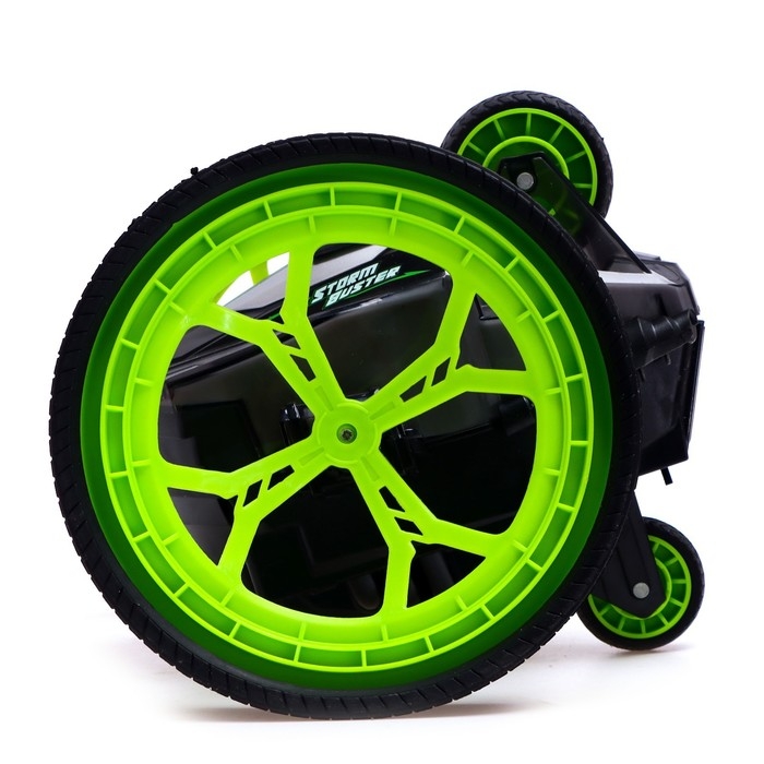 Машина-перевёртыш радиоуправляемая STUNT, работает от батареек, цвет зеленый Машина-перевёртыш радиоуправляемая STUNT, работает от батареек, цвет зеленый