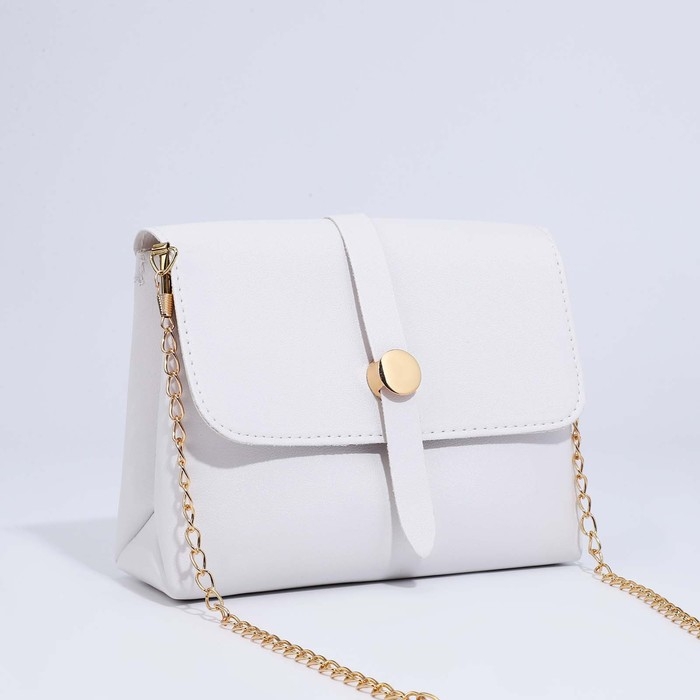 Сумка-мессенджер на магните, цвет белый Сумка-мессенджер на магните, цвет белый