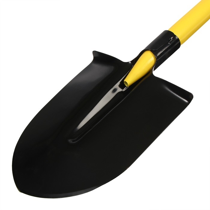 Лопата штыковая, острая, L = 121 см, металлический черенок, с ручкой Лопата штыковая, острая, L = 121 см, металлический черенок, с ручкой