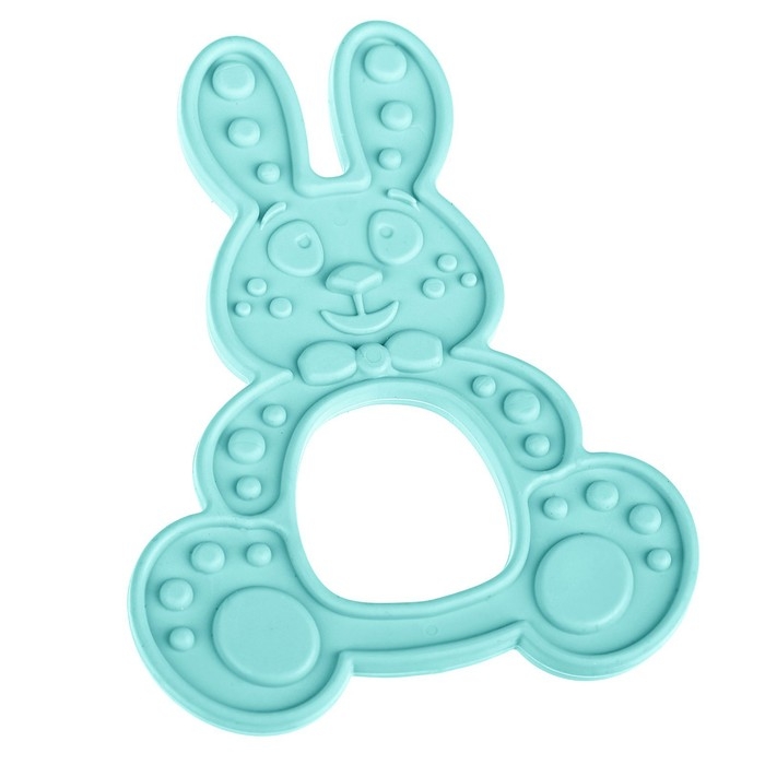 Прорезыватель силиконовый «Зайка», цвет МИКС, КНОПА Прорезыватель силиконовый «Зайка», цвет МИКС, КНОПА