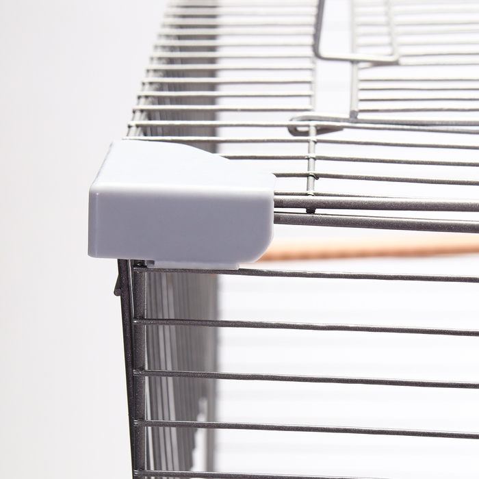 Клетка для птиц Клетка для птиц "Пижон" №104-Б, разборная, 2 секции, 58 х 40 х 88см, бежевая