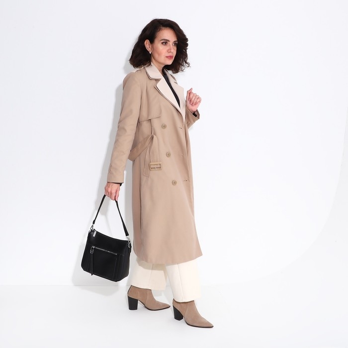 Сумка кросс-боди на молнии, цвет чёрный Сумка кросс-боди на молнии, цвет чёрный