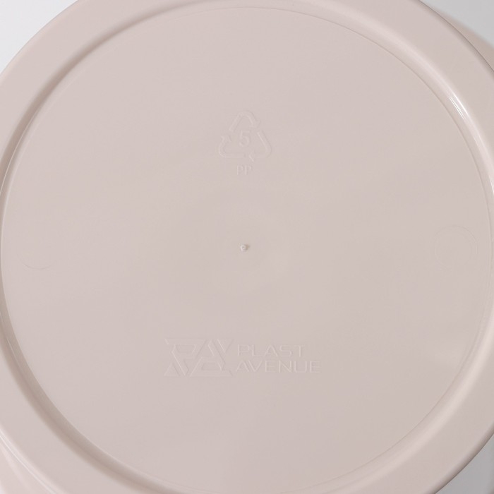 Кашпо для цветов со вставкой «Порто», 6 л, цвет жемчужный Кашпо для цветов со вставкой «Порто», 6 л, цвет жемчужный