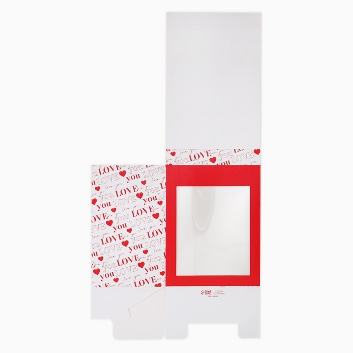 Коробка подарочная складная с 3D эффектом, упаковка, «Love you», 18 х 14 х 23 см Коробка подарочная складная с 3D эффектом, упаковка, «Love you», 18 х 14 х 23 см