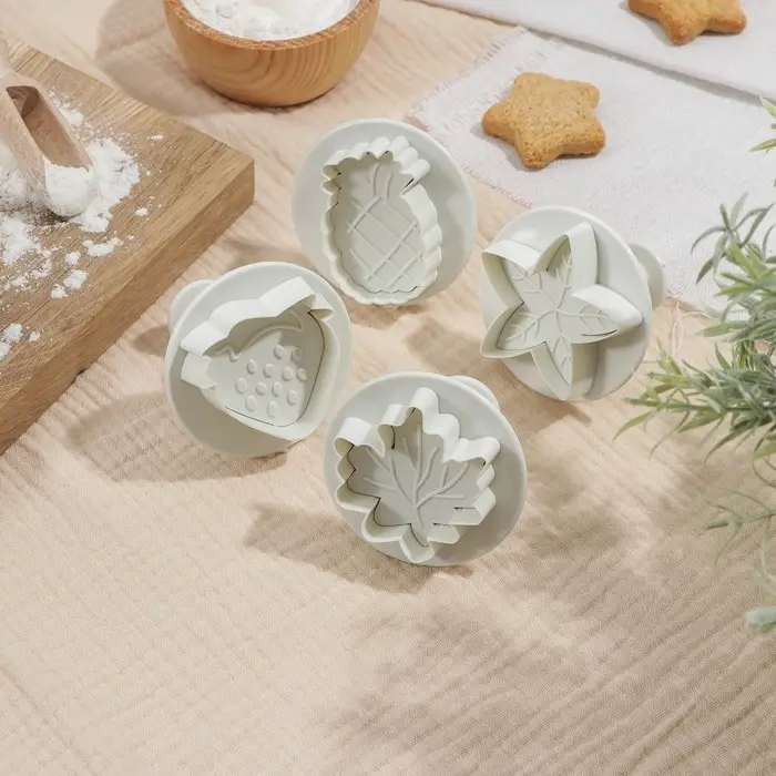 Набор плунжеров кондитерских Доляна «Тропики», 4 шт Набор плунжеров кондитерских Доляна «Тропики», 4 шт