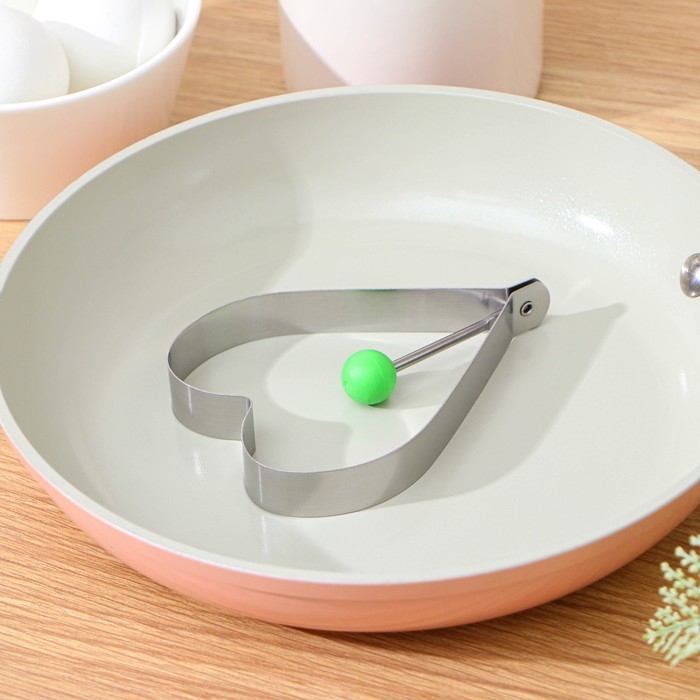 Форма для яичницы и оладий Доляна «Сердце» Форма для яичницы и оладий Доляна «Сердце»