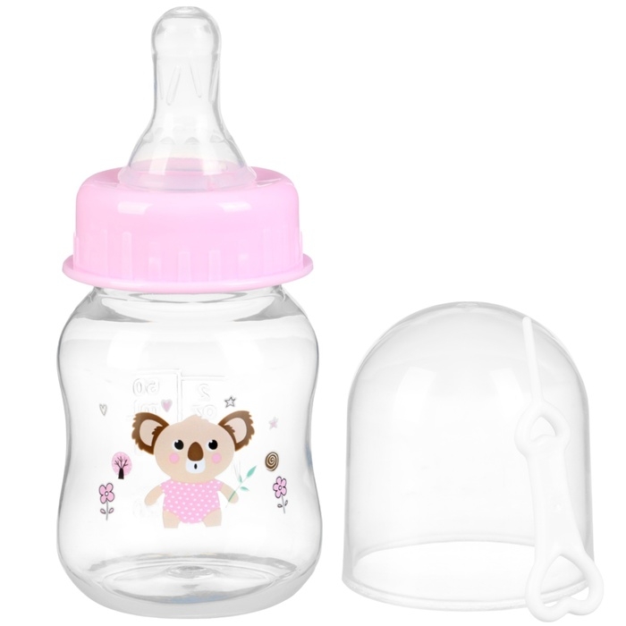 Бутылочка для кормления, 60 мл, +3 мес., цвет МИКС (фасовка по 3шт) Бутылочка для кормления, 60 мл, +3 мес., цвет МИКС (фасовка по 3шт)