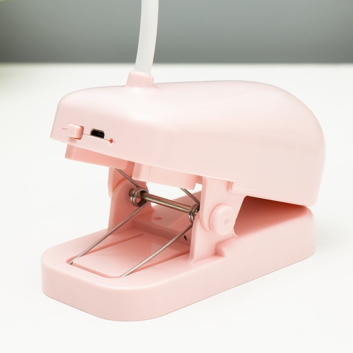 Настольная лампа на прищепке Настольная лампа на прищепке "Мультяши" LED 3Вт USB АКБ МИКС 5,7х10,5х25 см RISALUX