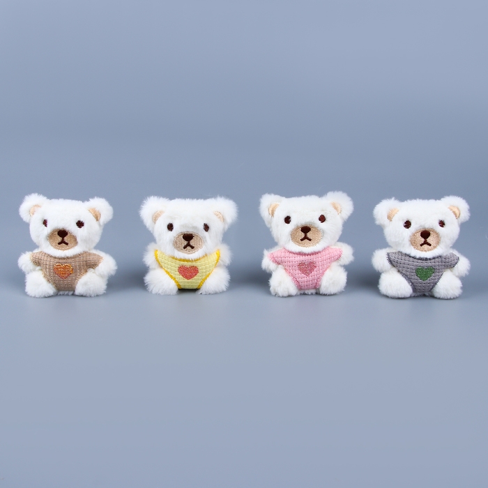 Мягкий магнит «Медвежонок», 6 см, цвет МИКС Мягкий магнит «Медвежонок», 6 см, цвет МИКС