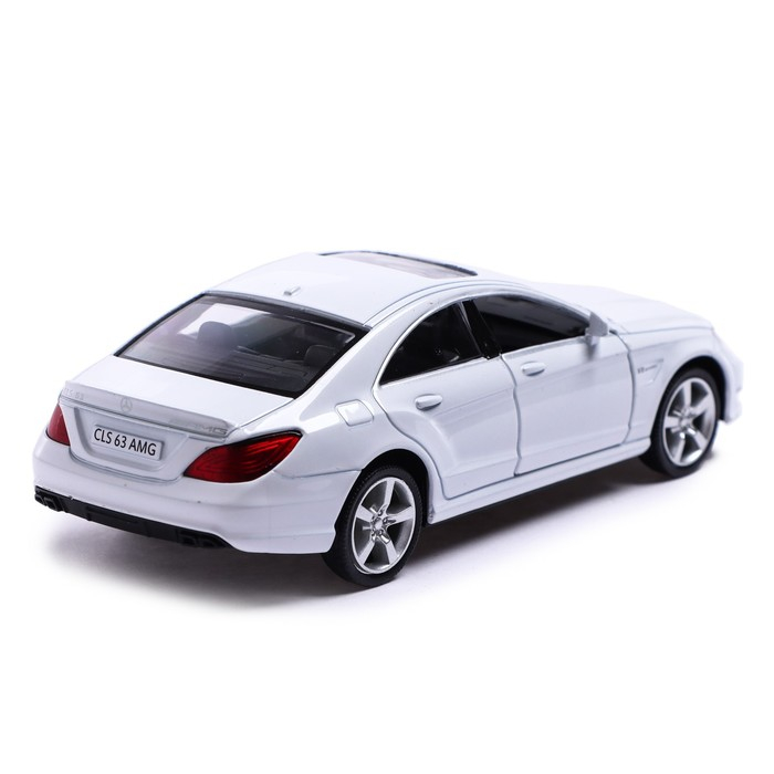 Машина металлическая MERCEDES-BENZ CLS63 AMG, 1:32, инерция, цвет белый Машина металлическая MERCEDES-BENZ CLS63 AMG, 1:32, инерция, цвет белый