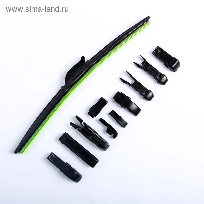 Щетка стеклоочистителя CarFashion TURBO 24 Щетка стеклоочистителя CarFashion TURBO 24"/600 мм, бескаркасная, мультикрепление