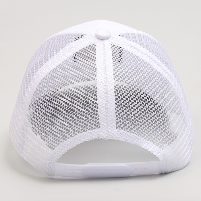 Кепка детская для девочки с сеткой «Аниме», цвет белый, р-р 52-54, 5-7 лет