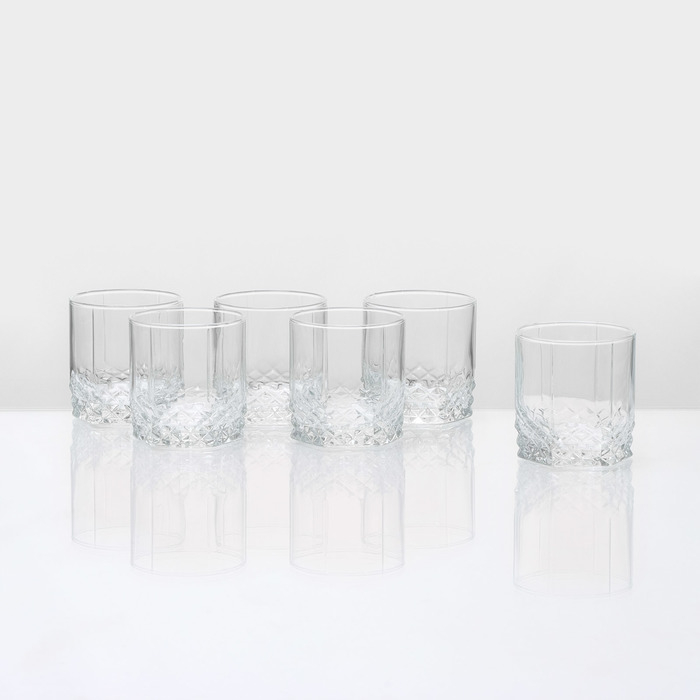 Набор стеклянных стаканов для сока Valse, 250 мл, 6 шт Набор стеклянных стаканов для сока Valse, 250 мл, 6 шт