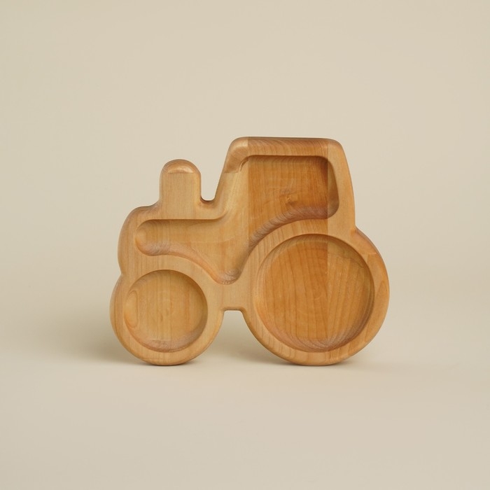 Менажница детская из берёзы Sima-Land Home Autо, 19,5×16×1,8 см