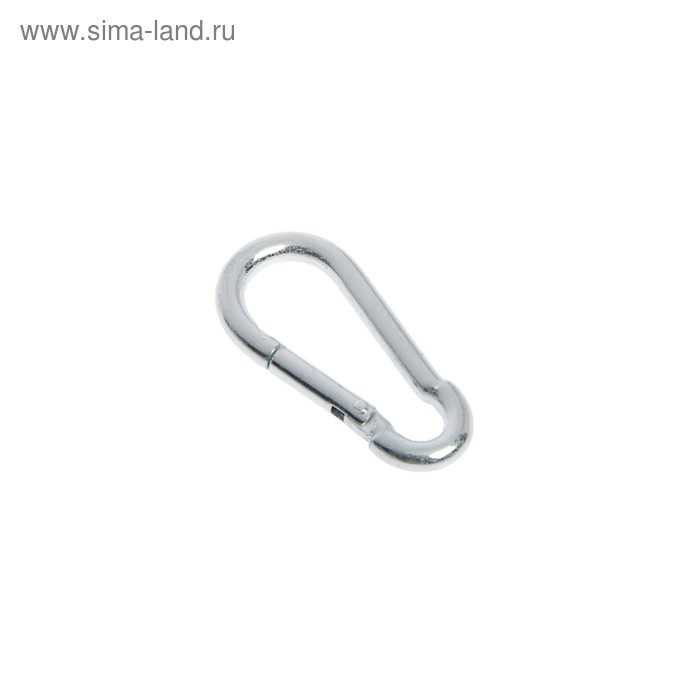 Карабин пожарный DIN 5299С, 5х50 мм, цинк, в упаковке 1200 шт. Карабин пожарный DIN 5299С, 5х50 мм, цинк, в упаковке 1200 шт.