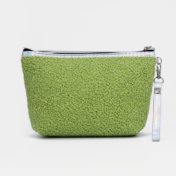 Косметичка на молнии, цвет зелёный Косметичка на молнии, цвет зелёный
