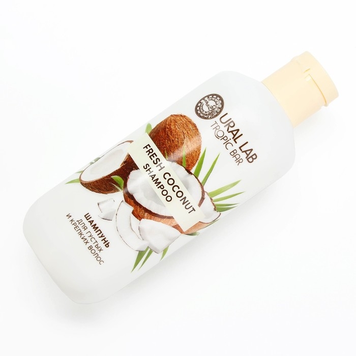 Шампунь для волос, питание, 300 мл, аромат кокоса, TROPIC BAR by URAL LAB