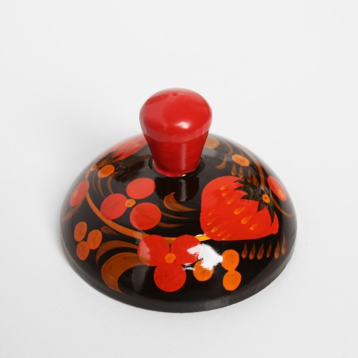 Солонка «Ягодка», 9×6,5 см, хохлома Солонка «Ягодка», 9×6,5 см, хохлома