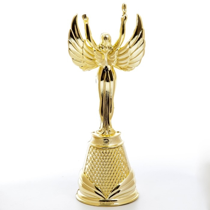 Кубок наградная фигура Ника &laquo;Лучший руководитель&raquo;, пластик, золото, 19,5 х 7,3 см