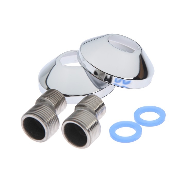 Смеситель для ванны ROEGEN RR120B, двухвентильный, с душевым набором, цинк, хром Смеситель для ванны ROEGEN RR120B, двухвентильный, с душевым набором, цинк, хром