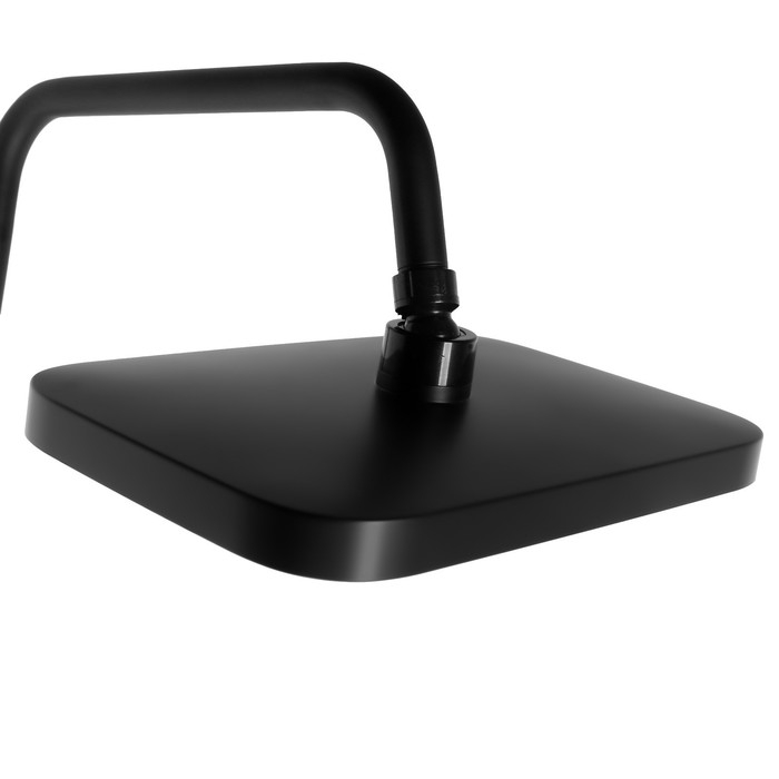 Душевая система ZEIN Z3897, верхняя и ручкая лейка, ПВХ шланг, экран температуры, черная Душевая система ZEIN Z3897, верхняя и ручкая лейка, ПВХ шланг, экран температуры, черная