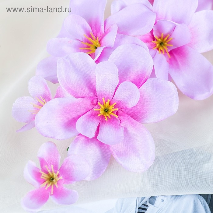 Цветы искусственные  Цветы искусственные "Орхидея амезиелла" 65 см, сиреневый