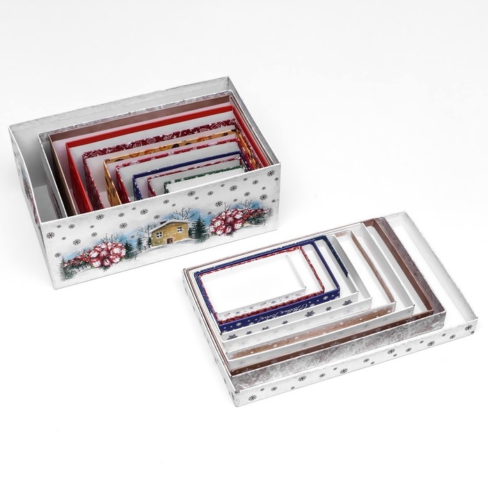 Набор коробок 10 в 1 Набор коробок 10 в 1 "Чудесного Нового года", 30 х 19 х 11.5 - 11 х 6 х 4 см