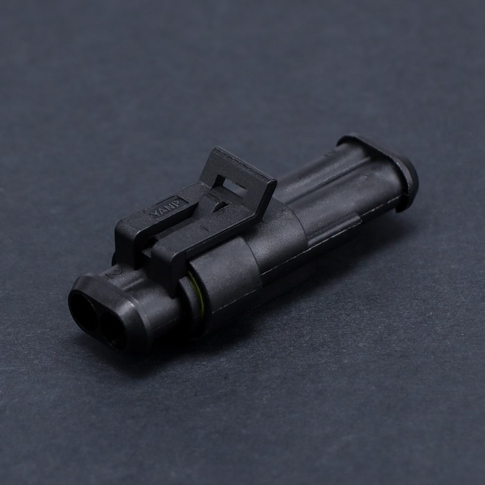 Разъем автомобильный, герметичный штекер-гнездо DJ7021-1.5-11/21, 2 контакта, набор 5 шт Разъем автомобильный, герметичный штекер-гнездо DJ7021-1.5-11/21, 2 контакта, набор 5 шт