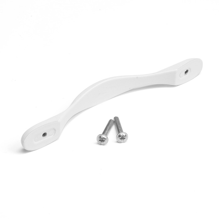 Ручка-скоба PC181BL, м/о 128 мм, цвет белый Ручка-скоба PC181BL, м/о 128 мм, цвет белый