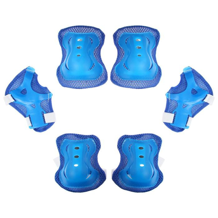 Защита роликовая ONLYTOP OT-2020, р. S, цвет синий Защита роликовая ONLYTOP OT-2020, р. S, цвет синий