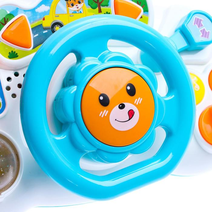 Развивающая игрушка «Весёлый руль», со световыми и звуковыми эффектами, МИКС Развивающая игрушка «Весёлый руль», со световыми и звуковыми эффектами, МИКС