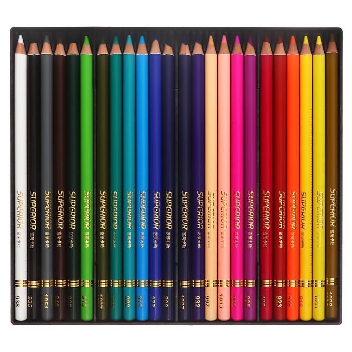 Карандаши масляные 24 цветов, в картонной коробке OCP-24 Карандаши масляные 24 цветов, в картонной коробке OCP-24